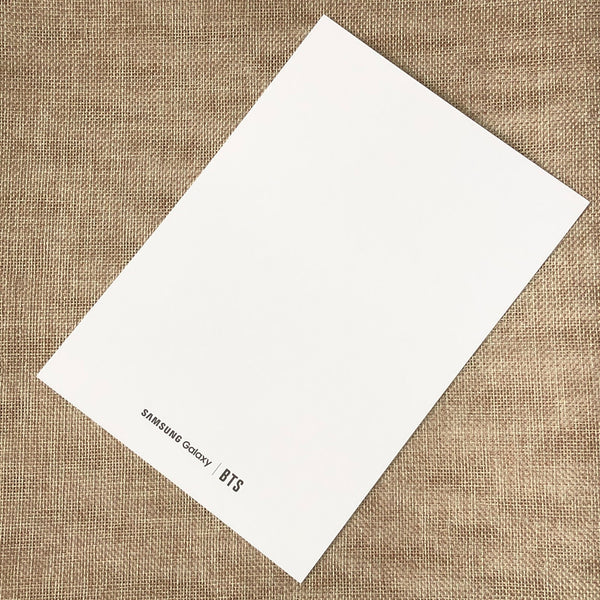 BTS JIN [Samsung Galaxy Z Flip 4] Official Postcard Poster, Limited / New / Gift