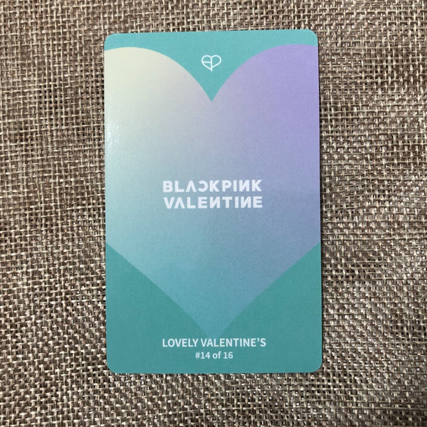 BLACKPINK JENNIE #2 [ THE GAME Photocard Collection ] Valentine's Ed / New/GFT
