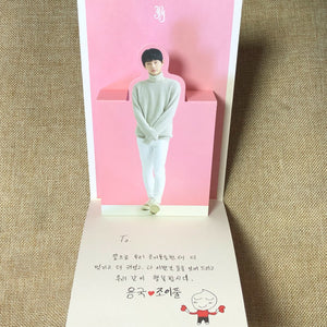 JBJ LONGGUO [True Colors] Official Pop Up Card Photocard, 2nd Mini / New / Gift