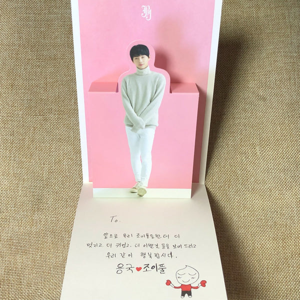 JBJ LONGGUO [True Colors] Official Pop Up Card Photocard, 2nd Mini / New / Gift
