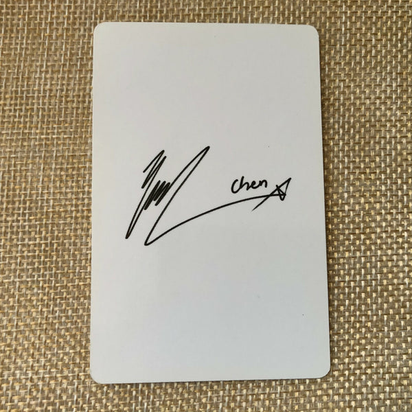 EXO CHEN [BWCW Boy Who Cried Wolf] Official Photocard, Pop Up Store / Rare /+G