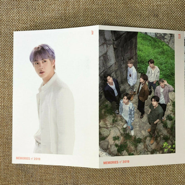 BTS [Memories of 2019] Official DVD Folding Mini Booklet Photobook / New / Gift