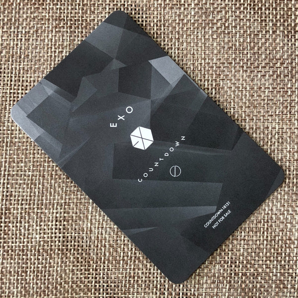 EXO D.O. [COUNTDOWN] Official Photocard, JAPAN First Album Limited / New / Gift