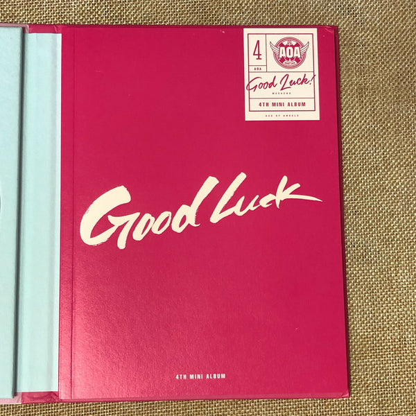 AOA [ Good Luck ] Official 4th Mini Album B Ver, CD + Photobook / New