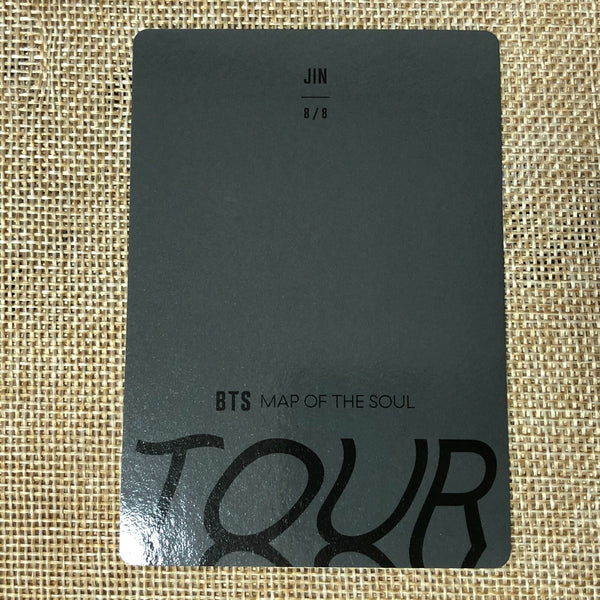 BTS JIN 8/8 [ Map Of The Soul Tour ] Official Mini Photocard / New / Gift