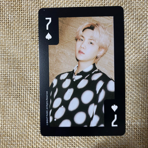 BTS SUGA [Global FC ARMY Membership Kit 9th Trump] Photocard Set / New, Rare /+G