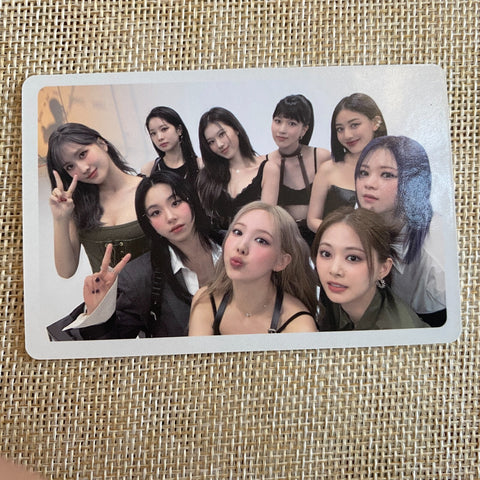TWICE GROUP [ Between 1&2 POB Preorder Official Photocard ] Cryptogrphy New/+G