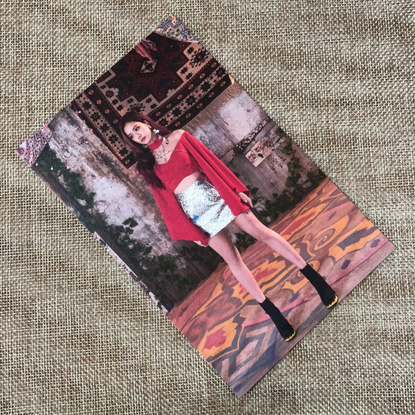 BLACKPINK JISOO #2 [Pop-Up Store As If It's Your Last] Official Postcard / Gift