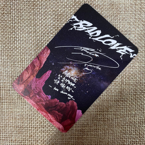 SHINEE KEY #4 [ BAD LOVE Official Photocard ] Album Space  / New, Rare / +Gift