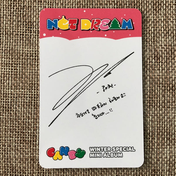 NCT DREAM HAECHAN [Winter Special Candy] Official Photocard, Special Ver / Gift