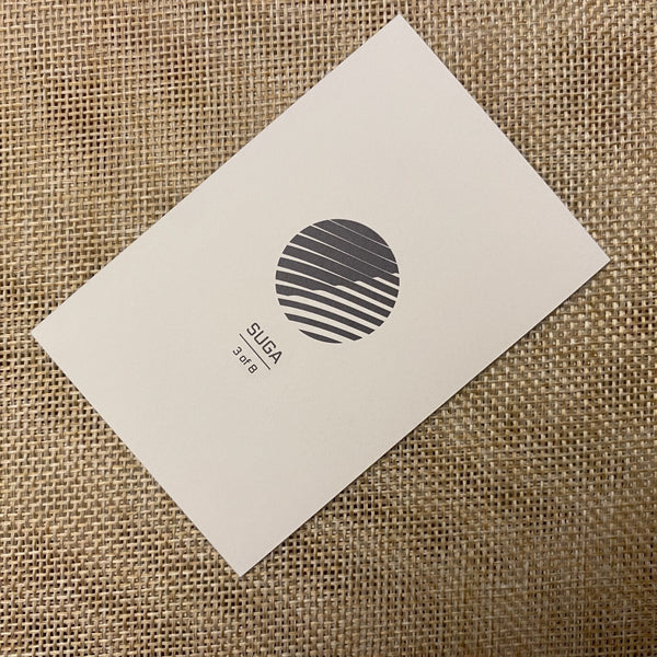 BTS SUGA 3/8 [Wings Tour Final Concert] Official Mini Photocard / New, Rare /+G