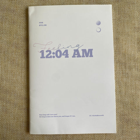 BTS JIN [ 12:04 AM Exhibition Photobook ] ALittleBraver 30 pg / New, Rare / Gift