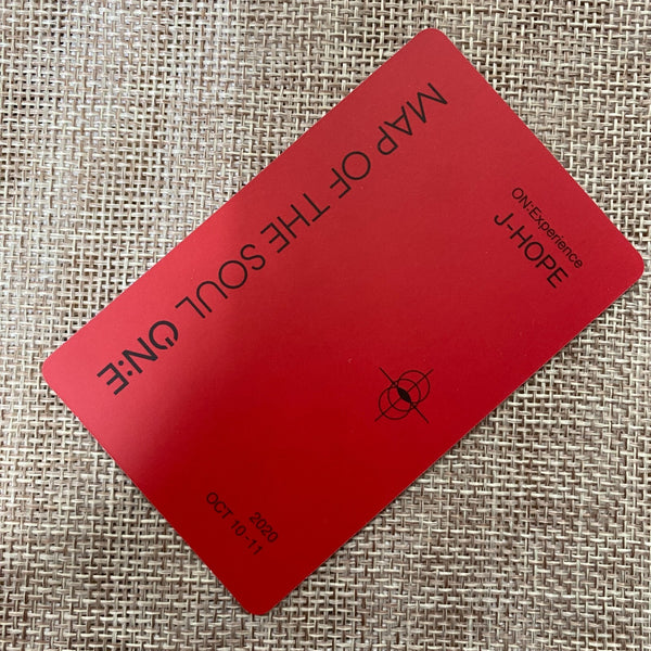 BTS J-HOPE [MAP OF THE SOUL ON:E Blu-ray] Official Photocard / New, Rare / Gift