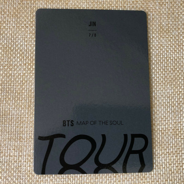 BTS JIN 7/8 [ Map Of The Soul Tour ] Official Mini Photocard / New / Gift