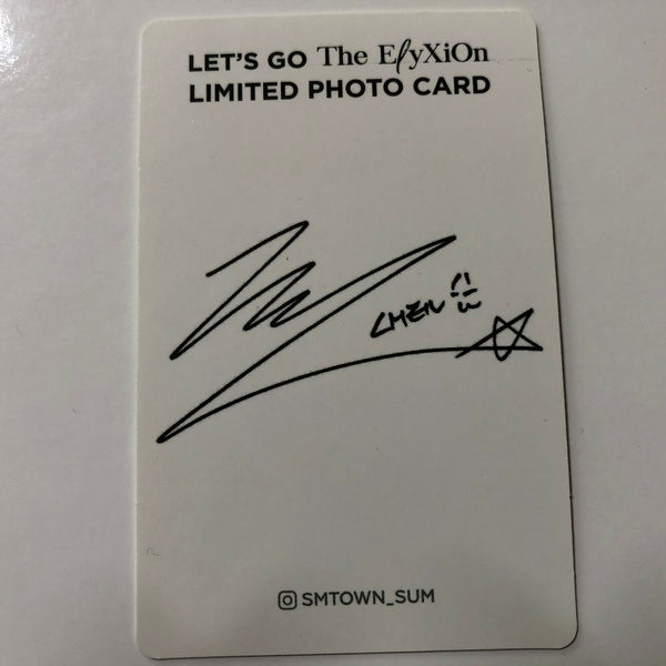 EXO SM CHEN [ ElyXion ] Official Limited Photocard, COEX / New / Gift