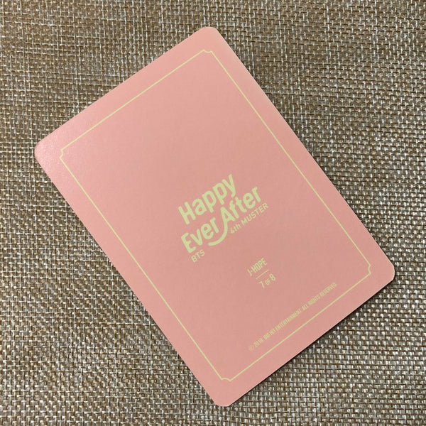 BTS J-HOPE 7/8 [4th Muster Happy Ever After] Official Mini Photocard / Gift