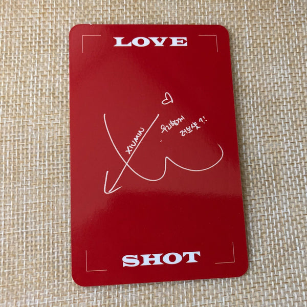 EXO XIUMIN #2 [ LOVE SHOT ] Official Photocard, 5th Repackage Album / New / Gift