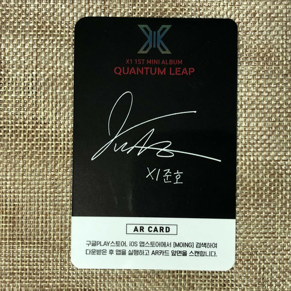 X1 JUNHO [ Soaring : Quantum Leap ] Official AR Photocard, 1st Mini / New / Gift