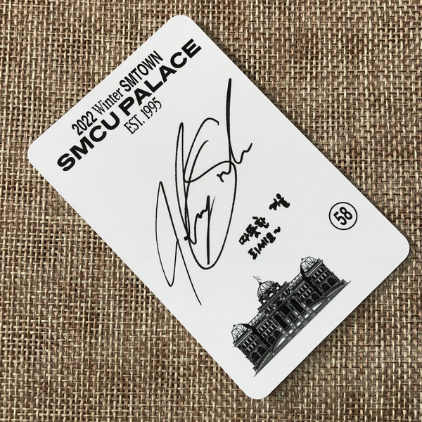 NCT 127 JOHNNY [2022 Winter SMTOWN SMCU PALACE] Official Photocard / New / Gift