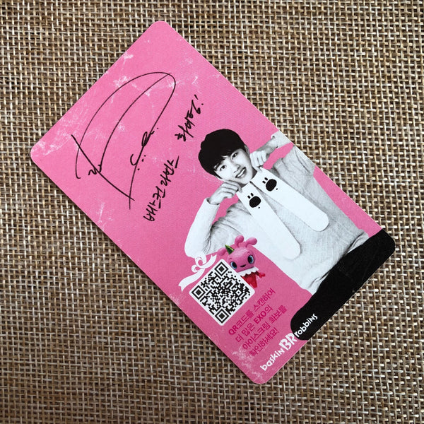 EXO D.O. [ Baskin Robbins ] Official Photocard, Baekhyun Ver. / New / Gift