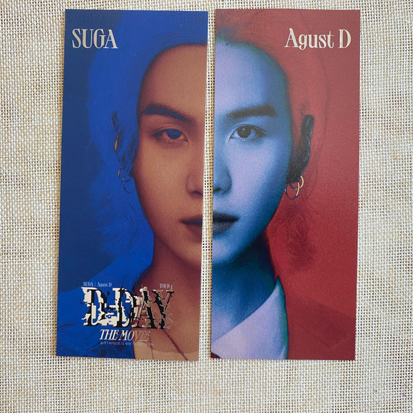 BTS SUGA [That's The Ticket] Official Photo Ticket Set, Movie AGUST D / Gift