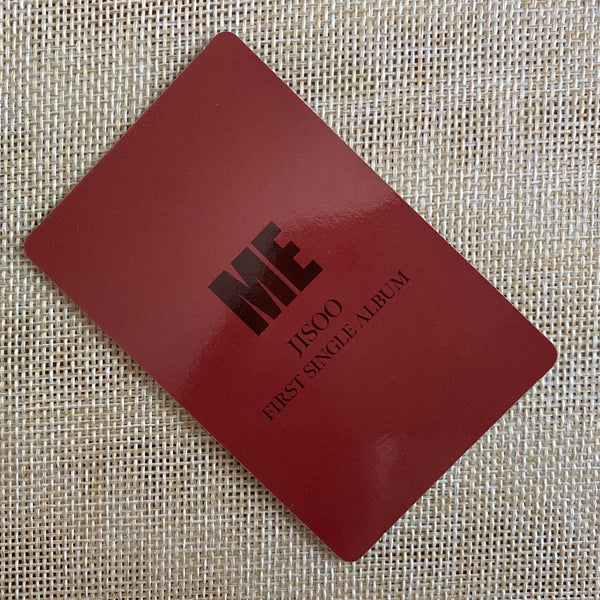 BLACKPINK JISOO #2 [ME Flower] Official Photocard, POB 1st Single / New, Rare