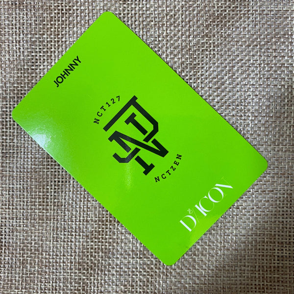 NCT Dream JOHNNY #9 [ 2019 Dicon Custom Book ] Official Photocard / New / Gift