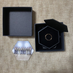 EXO [ Official Limited Ring ] Rose Gold, HK10, US4.5 / New, Rare / Gift