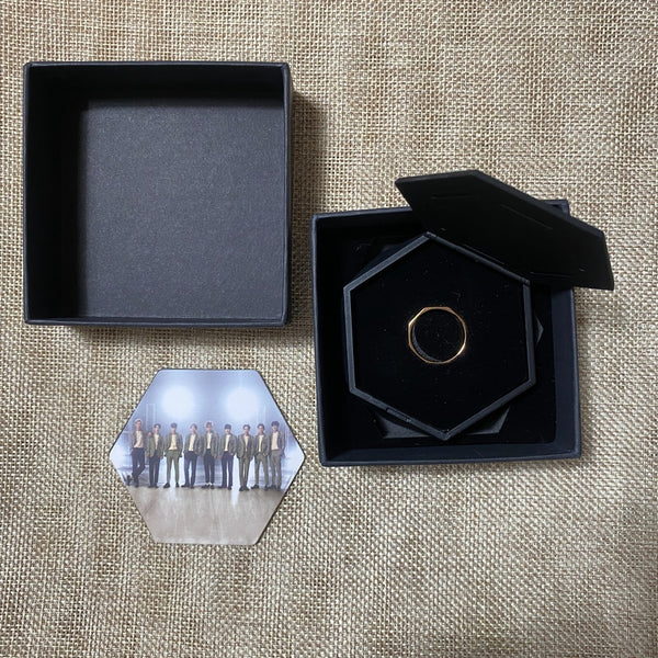 EXO [ Official Limited Ring ] Rose Gold, HK10, US4.5 / New, Rare / Gift
