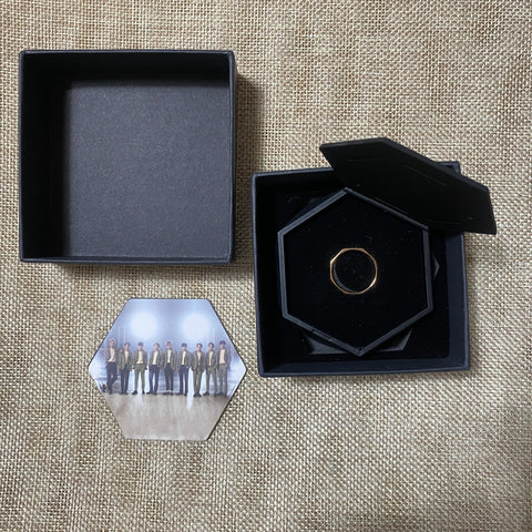 EXO [ Official Limited Ring ] Rose Gold, HK10, US4.5 / New, Rare / Gift