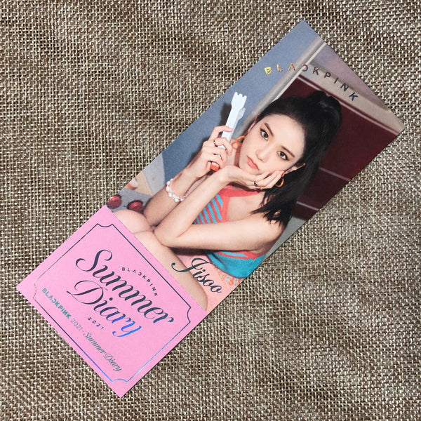 BLACKPINK JISOO [ 2021 SUMMER DIARY ] Official Limited Photocard / New / Gift