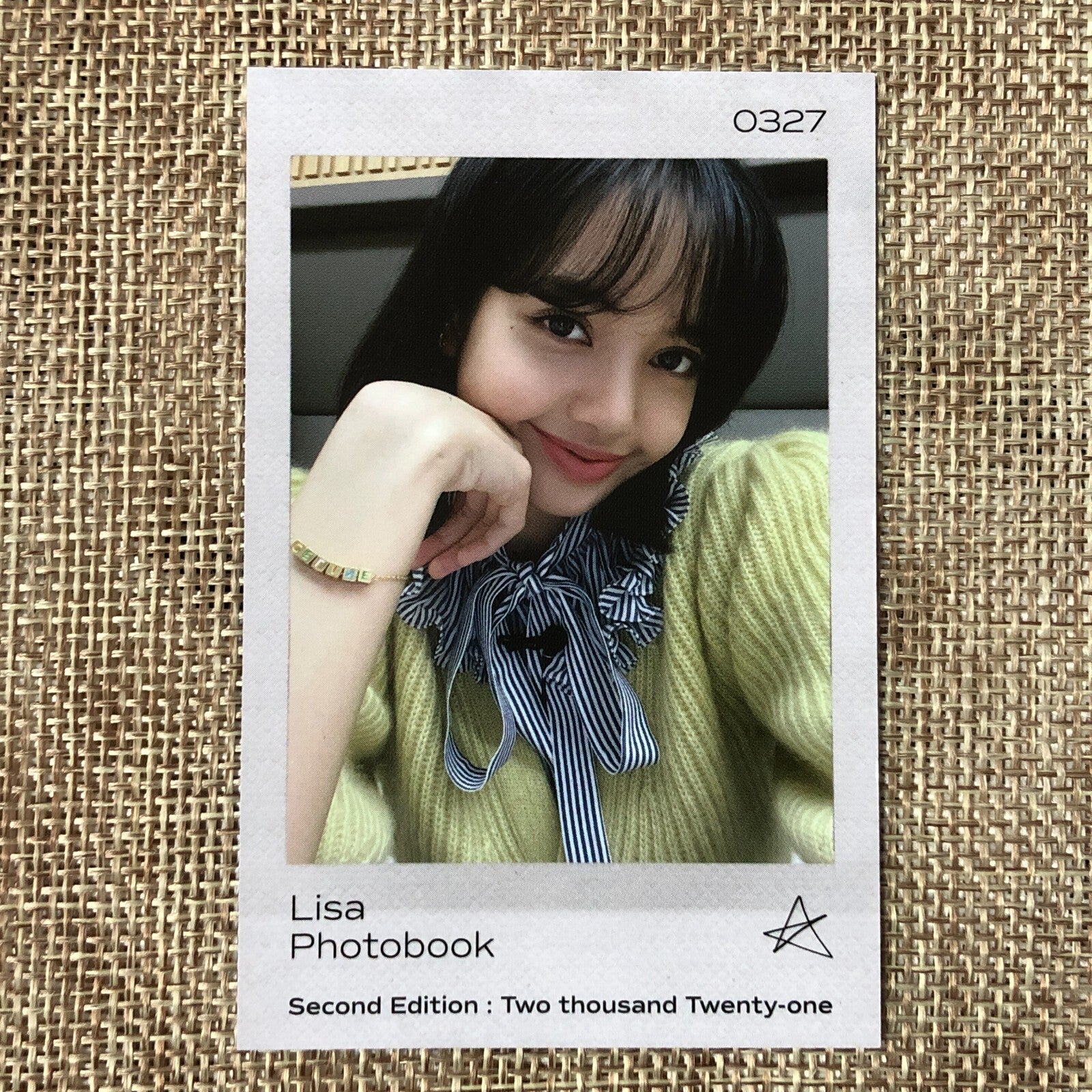 BLACKPINK LISA #1 [0327 Photobook 2nd Limited YGSelect] Official Photocard /+G