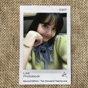 BLACKPINK LISA #1 [0327 Photobook 2nd Limited YGSelect] Official Photocard /+G