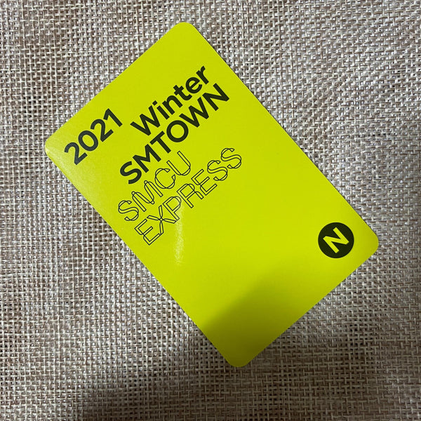 NCT 127 JUNGWOO [2021 Winter SMTOWN SMCU EXPRESS] Official Photocard / Gift