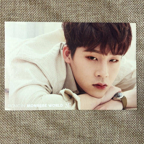 MONSTA X JOOHEON [PICNIC IN MONBEBE WORLD] Official Fan Meeting Postcard / Gift