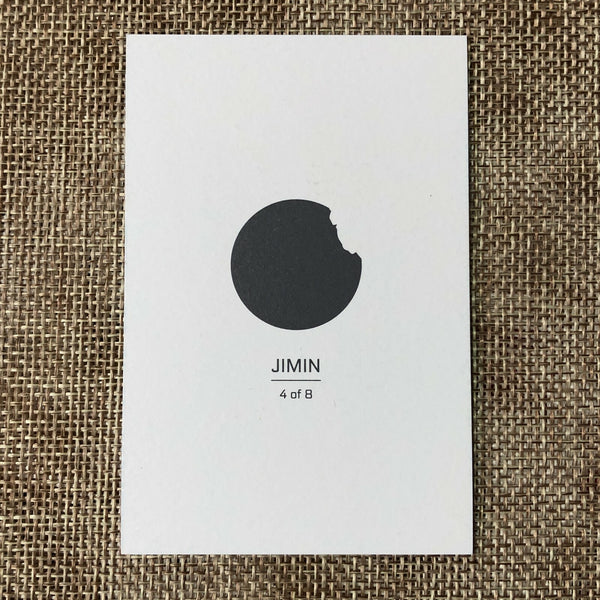 BTS JIMIN 4/8 [The Wings Tour Final Concert] Official Mini Photocard / Gift