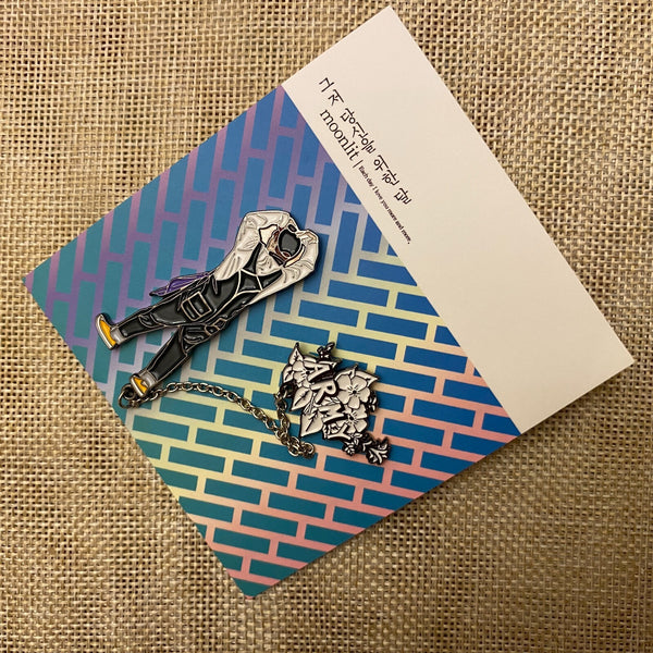 BTS ARMY [ MOONLIT LOVE Exhibition ] Pin Badge / New, Rare / Gift