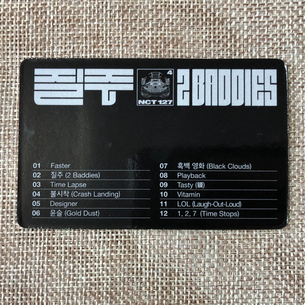 NCT 127 GROUP [ BADDIES ] Official Photocard, SMC Ver. / New / Gift