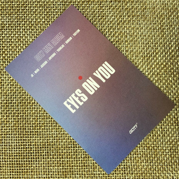 GOT7 BAMBAM [ Eyes On You Album ] Official Photocard, Purple Ver / New / Gift