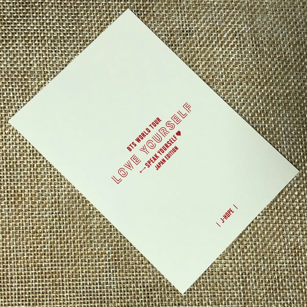 BTS J-HOPE [Speak Yourself World Tour Japan] Official Coin Pouch Photocard /+G