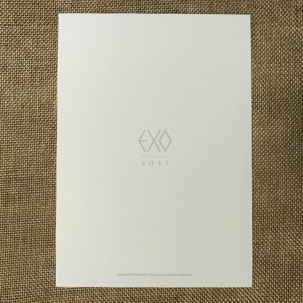 EXO SUHO [ 2017 Season's Greetings ] Official Postcard / New / Gift