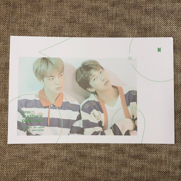 BTS GROUP #1 [2020 Season's Greetings] Official Limited Mini Poster / New / Gift