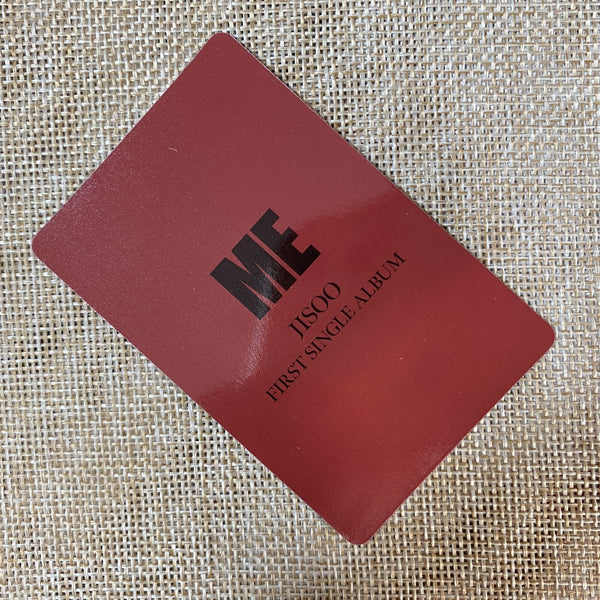 BLACKPINK JISOO #1 [ME Flower] Official Photocard, Weverse Shop / New, Rare /+G