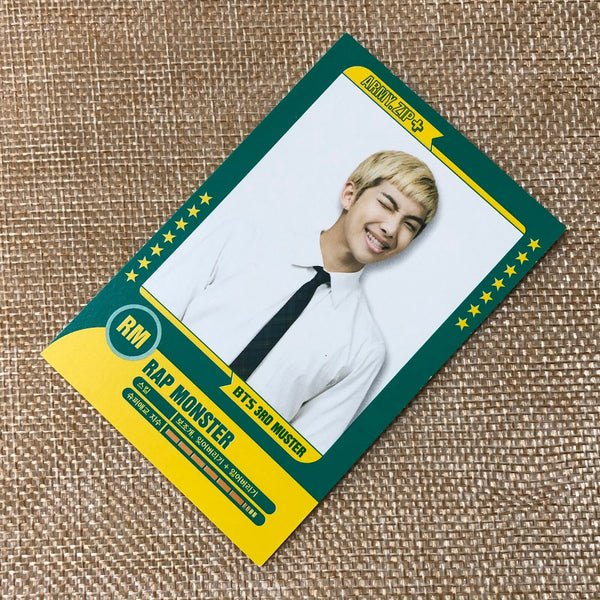 BTS RM 7/7 [ 3rd Muster ARMY.ZIP ] Official Player Card Photocard / New / Gift
