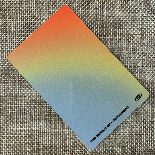 ATEEZ SEONGHWA [THE WORLD EP.1 : MOVEMENT] Official Photocard, Z Ver / Gift