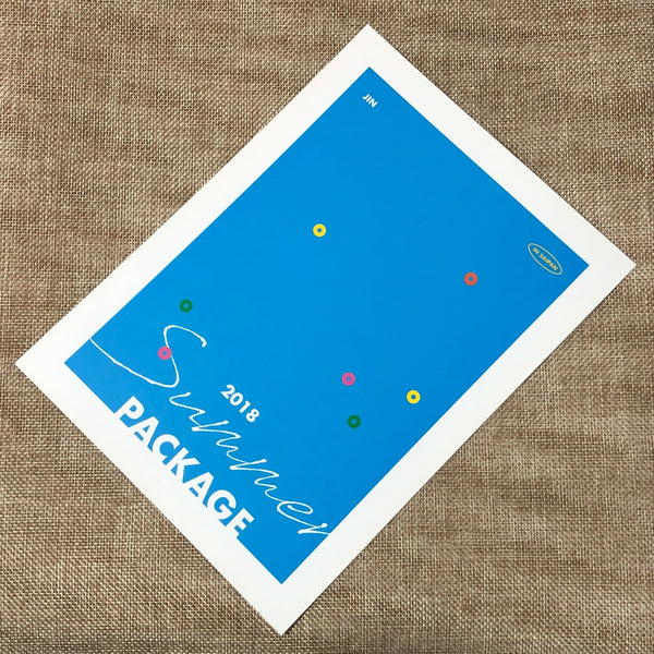 BTS JIN [ Summer Package 2018 in Saipan ] Official Mini Poster / New / Gift