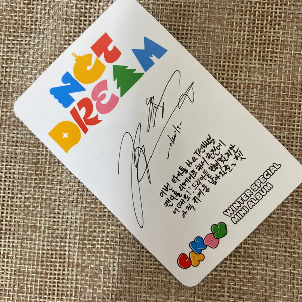 NCT DREAM CHENLE [Winter Special Candy] Official Photocard, SMini Ver. / Gift