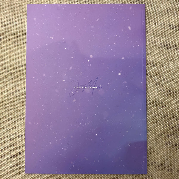 BTS JIMIN [IN THE SNOW Exhibition] Photobook Little Blossom, 44 pg 21x29cm /+G