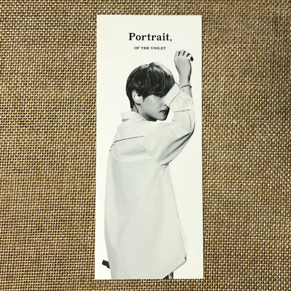 BTS V TAEHYUNG [Portrait Exhibition] Official Ticket PC + Sticker / New, Rare