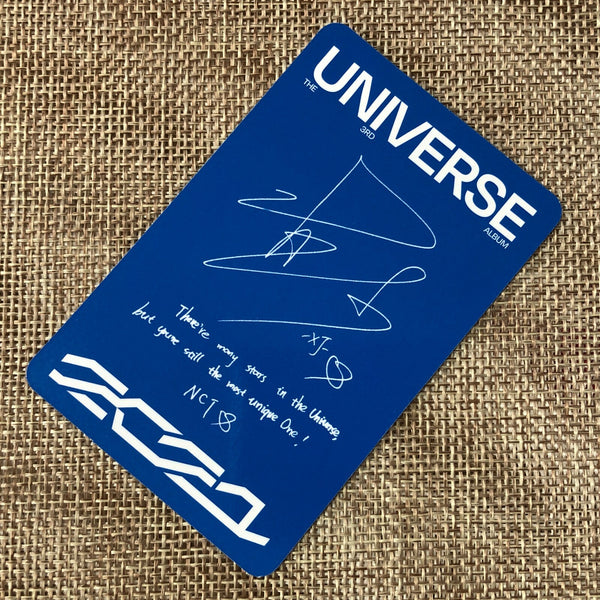 NCT 2021 XIAOJUN [UNIVERSE Photobook Ver.] Official Photocard, 3rd / New / Gift